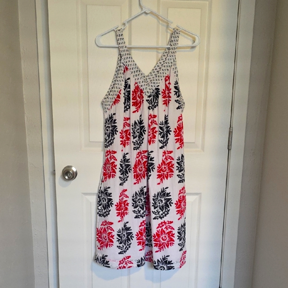 Pre-owned Ann Taylor Loft Lined Summer Dress Sz L